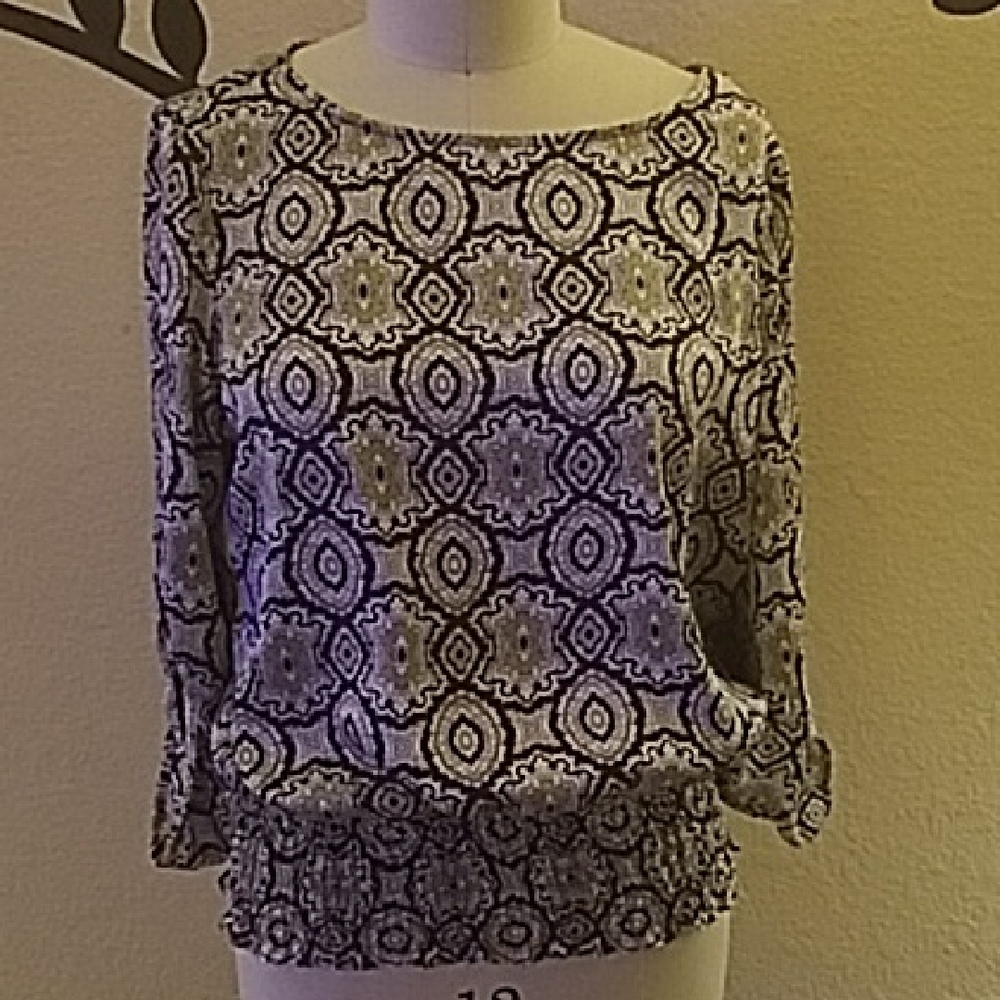 Michael Kors Geometric Print Blouse